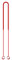 Earphone Lanyard Compatible for SAMSUNG Galaxy Buds Pro, Silicone Wireless Earphones Neck Rope Anti-lost Headphones Strap Headset Wire Cable Connector Earbud Neckband Cord (Red)