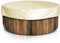 Cubierta para Bañera de Hidromasaje, Impermeable, para Exteriores, Portátil, para Patio, Redonda, Inflable, para Bañera de Hidromasaje, Cubierta Protectora para SPA, para Bañera, (Beige)