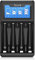 Battery Charger, SUKAI 4 Slot LCD Rechargeable Battery Charger for Ni-MH Ni-CD AA AAA Rechargeable Batteries (No Adapter)
