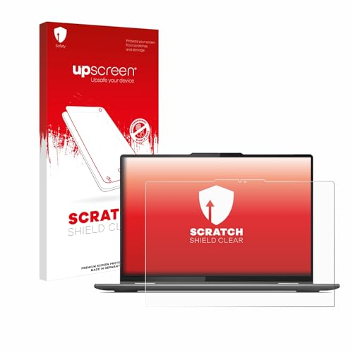 upscreen Schutzfolie für Lenovo Yoga 7i Gen 8 16 – Kristall-klar, Kratzschutz, Anti-Fingerprint