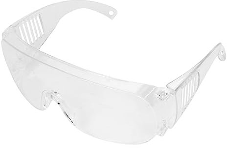 PLAFOPE Einweg Schutzbrille aus Kunststoff, Transparent, 1 Stück