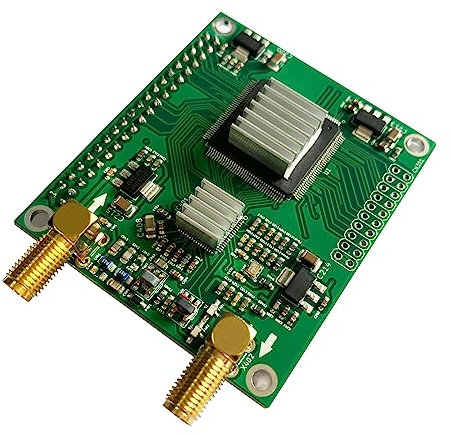 AURSINC Radioberry V2.0, SDR Raspberry Pi Hat, 0-30 MHz HF Definido por Software Radio SDR Transceptor Pi Hat para RPi 4/4B, Dispositivos Analógicos AD9866 y 10CL025 12 bits para Ham Radio