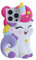 wifantien 3D Cute Unicorn Case for iPhone 12 Pro Max 6.7 inch,3D Cute Cartoon Kawaii Fashion Character Unicorn Horse Shape Kids Girls Women Soft Silicone Case for iPhone 12 Pro Max Unicorn
