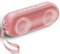 NOTABRICK Bluetooth Speaker, Portable Speakers with Lights, IPX7 Waterproof, 30W Stereo Deep Bass, 100ft Range Wireless Bluetooth 5.0, 15H Playtime for Shower Outdoor Beach Party Gift(Pink)