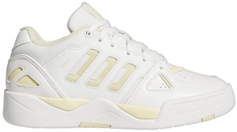 adidas Damen Midcity Low Shoes, core White/Easy Yellow/core White, 44 EU