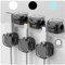 Sujeta Cables Adhesivo. Clips Para Cables. Pasacables Pared. Grapas Cable Pared. Accesorios Escritorio. Organizador Cables Escritorio Con Cierre Magnético. 8 Uds. ALBURANⓇ