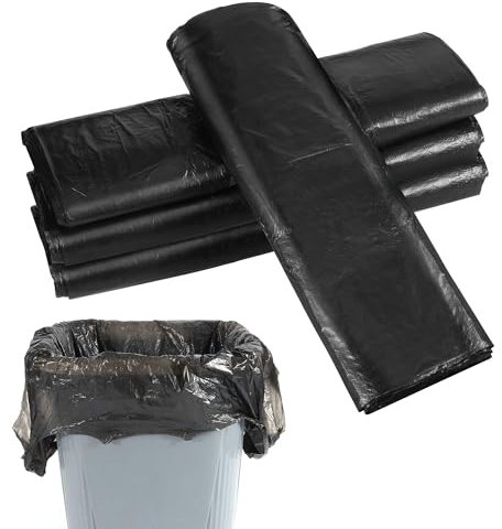 200 Sacs Poubelle, 8L Sac Poubelle avec Poignée Transport, Petit Sacs Poubelles avec Cordon de Serrage pour Bureau, Ultra Résistant, Anti-Fuites, Avec Poignée(32 * 52cm)