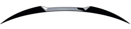 Heckscheiben Seitenspoiler Für Alfa Für Romeo Für Giulia Limousine 2015–2024 Heckklappenspoiler für Universeller Spoiler(Glossy Black)