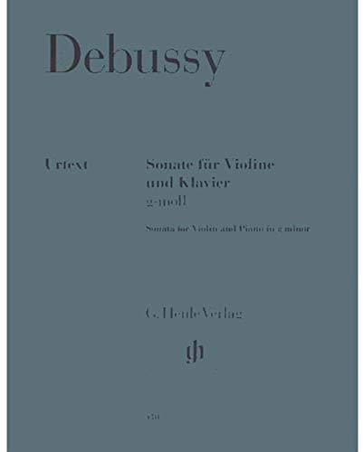 Sonate G-Moll. Violine, Klavier: Besetzung: Violine und Klavier (G. Henle Urtext-Ausgabe)