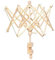 She-Lin Swift Garnwickler aus Holz – Strickschirm 61 cm Swift Garnwickler Halter, 1 Stück Swift Garnwickler