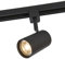 QAZQA - Modern Moderner StromschienenSpot I Spotlight I Deckenspot I Deckenstrahler I Strahler I Lampe I Leuchte 1-phasig schwarz - Iconic Jeana I Wohnzimmer I Schlafzimmer - Stahl Rund - LED geeignet