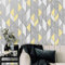 Super fresco Yellow Milan Geometric Wallpaper