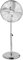 Beldray EH3263CH 16 Inch Pedestal Fan - Oscillating Floor Fan, Standing Cooler, Adjustable Tilting Head, Extendable Height up to 125cm Tall, 3 Speed Settings, For Bedroom/Office, 50 W, Chrome