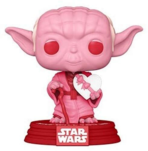 Funko Pop! Star Wars: Valentines-Yoda with Heart- Figurine en Vinyle à Collectionner - Idée de Cadeau - Produits Officiels - Jouets pour Les Enfants et Adultes - Movies Fans
