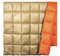 PAD - Garment - Decke - Kuscheldecke - Wendedecke - Gesteppt - Farbe: Beige, Orange - 140 x 200 cm