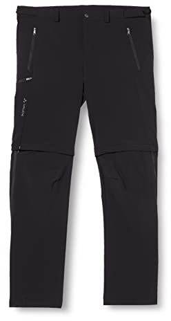 VAUDE Herren Mens Farley Stretch T-zip Pants Iii Hose, Schwarz, 50 Lang EU