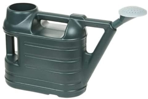 6.5 Litre Watering Can Green with Sprinkler Head for Indoor or Outdoor Gardening with Double Handles | Plastic Plant Watering Can with rose for Houseplant