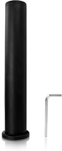 Nylon Olympic Adapter Sleeve, 1.97in Converts 0.98 Standard Weight Plate Posts to 1.97 Olympic Weight Plate Posts, Standard Barbell Bars, Removeable End Cap, with Hex Wrench (303)
