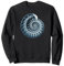 Fibonacci, Spirale, Muschel, Schnecke, Phi, Symbol, goldenes Verhältnis Sweatshirt