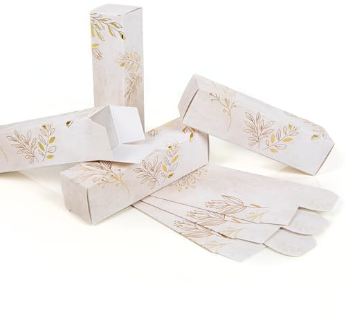 Logbuch-Verlag 10 kleine längliche Schachteln Produkt Verpackung Geschenkschachtel Gäste 15 x 4 x 4 cm