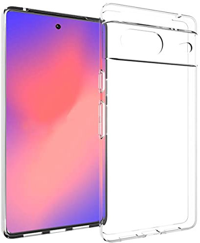 ACCEZZ kompatibel mit Google Pixel 7 Hülle – Clear Backcover Silikon Case – Softcase Handyhülle in Transparent/Durchsichtig [Dünn, Anti-Rutsch]