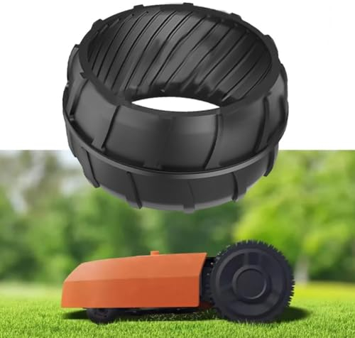 Radschutz XL Zubehör, für Worx Vorderradprofil-Mähroboter, Traktionsverbesserung für landroid räder für S300, M500/Plus, M700/Plus, L800, L1000, Reduziert Lärm vom Vorderrad