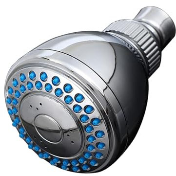 Soffione doccia, soffione doccia ad alta pressione - Soffione doccia fisso regolabile con piccoli ugelli in silicone | Soffione doccia anti-intasamento, per il bagno 'hotel