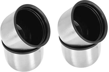 TOPBATHY Tapas Para Vasos De Acero Inoxidable Tapas Para Vasos De Metal Conservación Del Calor Sin Rebabas Para Acero Inoxidable