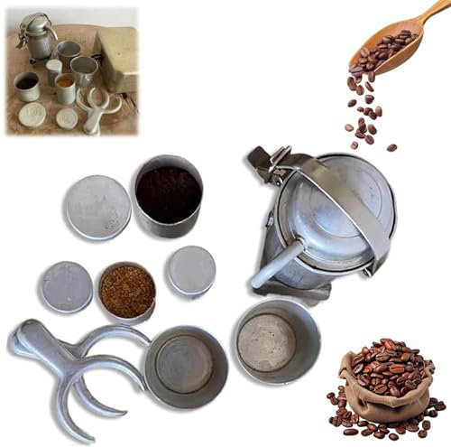 Extra Rare Collectors Camping Coffee Kit, Vintage Outdoor Nostalgia Espresso Pour over Kit,Portable Espresso Maker Set,Compact Camping Coffee Makers