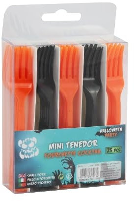 FORNOR 33278 MINI TENEDOR HALLOWEEN X 25 uds 9.8 X 1.