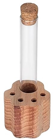 Jvjggag Récipient en verre pour moustaches de chat – Vase souvenir commémoratif pour animaux de compagnie | Support de condoléances pour animaux de compagnie pour moustaches, accessoire de rangement