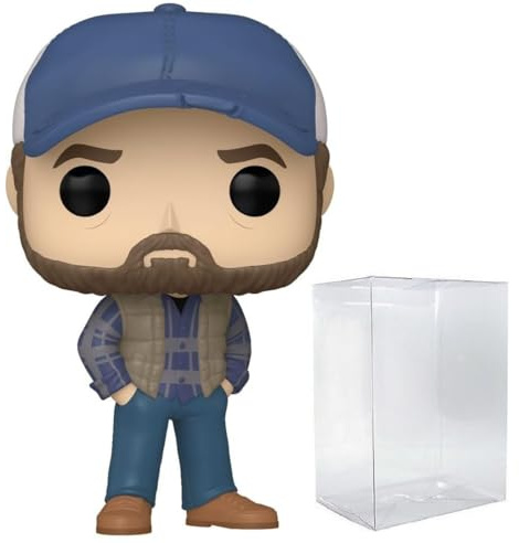POP TV: Supernatural - Bobby Singer Funko Vinyl Figure (Bundled with Compatible Box Protector Case) Multicolor 3.75 inches