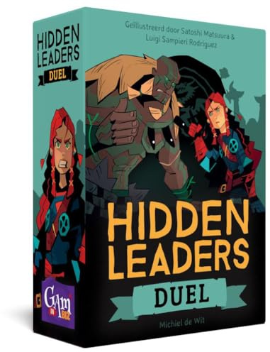 Gam'inBIZ Brettspiel Hidden Leaders Duel strategisches Kartenspiel 2 Spieler