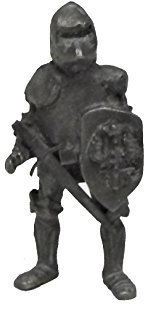 Melody Jane Puppenhaus Ritter in Medieval Armour Set Miniatur 1:24 Maßstab