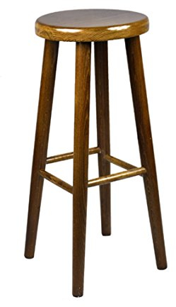 Magnetic Mobel Barhocker Holzhocker Buche Barstuhl Stuhl massivholz 71 cm (Eiche)