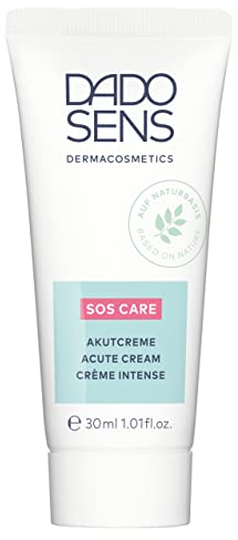 DADO SENS SOS CARE AKUTCREME 30ml - besänftigt sensible, irritierte Haut rasch - therapiebegleitende Pflege bei perioraler Dematitis, Neurodermitis und Allergien