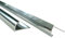 Flooring Direct 10 x Heavy Duty Round Edge Tile Trim 2.5m (12mm, Bright Chrome)