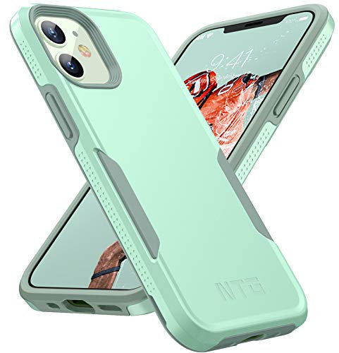 NTG Shockproof Designed for iPhone 11 Case [2 Layer Structure Protection] [Military Grade Anti-Drop] Lightweight Shockproof Protective Phone Case for iPhone 11 6.1 inch, Mint Green