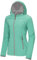 Little Donkey Andy - Veste coupe softshell légère à capuche pour femme pour course à pied, voyage, randonnée, coupe-vent et imperméable - Vert aqua - Taille XS
