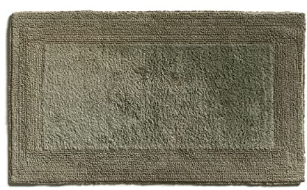 Möve Loft getuftete Badematte, Doubleface 60 x 100 cm aus 100% Baumwolle, Moss