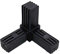cyclingcolors STECKVERBINDER 20x20 25x25 30x30 VIERKANTROHRE PROFILE 20mm 25mm 30mm KUNSTSTOFF Rohrverbinder (Y (30mm))