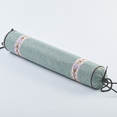 Rundes Buchweizen-Halskissen mit superweichem Bambus-Kissenbezug, abnehmbarem waschbarem Kissen für die Halswirbelsäule 3,40 * 8cm