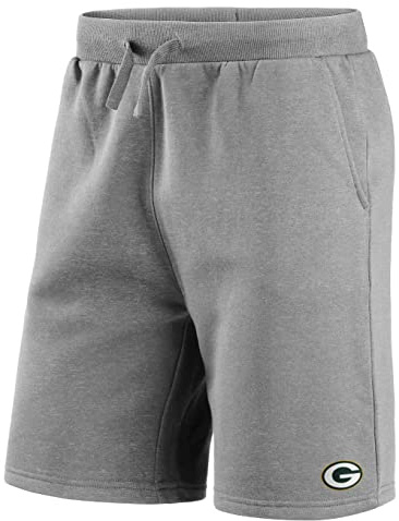 Fanatics - NFL Green Bay Packers Primary Logo Graphic Sweat Shorts Farbe Grau