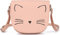 Gladdon Katze Umhängetasche Messenger Bag für Teenager, Kinder,Mädchen, kleine modische Geldbörse, Pink,Süße kleine Mädchen Taschen