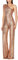 shownicer Jumpsuit Damen Pailletten Jumpsuit Eine Schulter Elegant Overall Sommer Ärmellos Einteiler Lang Overall Hosenanzug Hohe Taille Romper A Gold S