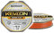 Geflochtene Schnur KONGER KEVLON Fluo Orange 4-Fach Braided Line Angelschnur 150m 0,12-0,25mm (0,07€/m) (0,12mm/10,10kg)