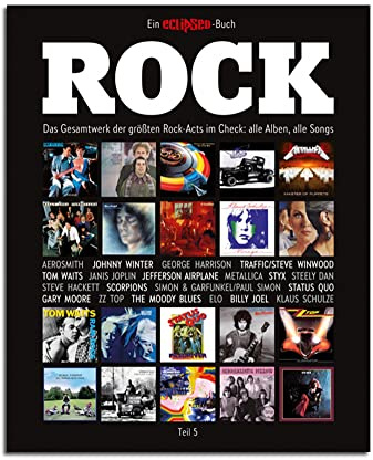 Rock Buch Nr. 5 Gesamtwerk der größten Rock Acts