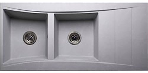 Astini Xeron 2.0 Bowl Grey SMC Synthetic Reversible Kitchen Sink & Waste