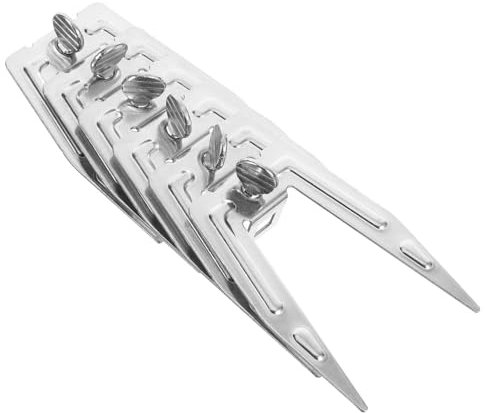 Zerodeko 6 Sets Brathähnchen-Bratgabel Edelstahl-Lebensmittelgabeln Küchenhelfer Edelstahl-Fisch Rotierende Brathähnchen-Gabeln Ofenzubehör Grillgabel Elektrischer Ofen