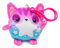 SquishPets Keychain - Kuscheltier Galaxy , Plüschtier in einem Schlüsselanhänger 6 cm , lila